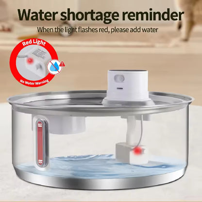 Stainless Steel Dog Water Fountain (8L)