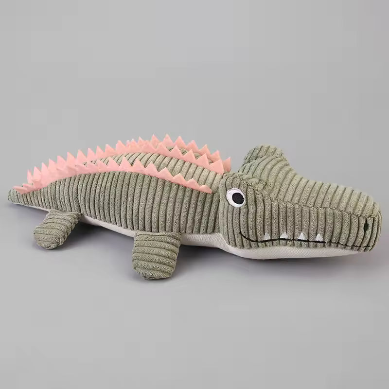 Crocodile Plush Dog Toy