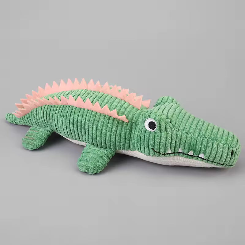 Crocodile Plush Dog Toy